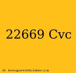 22669 Cvc