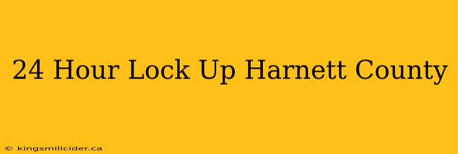 24 Hour Lock Up Harnett County