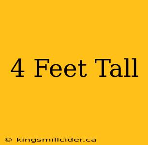 4 Feet Tall