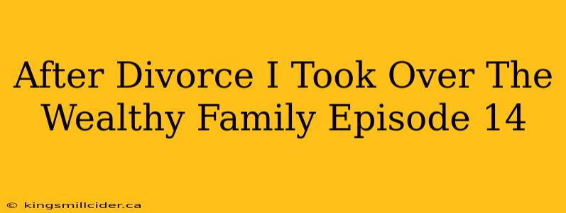 After Divorce I Took Over The Wealthy Family Episode 14