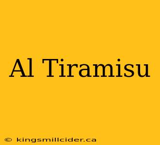 Al Tiramisu