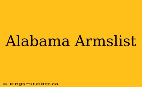 Alabama Armslist