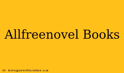 Allfreenovel Books