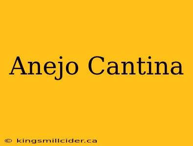 Anejo Cantina