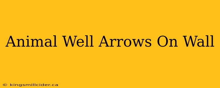 Animal Well Arrows On Wall