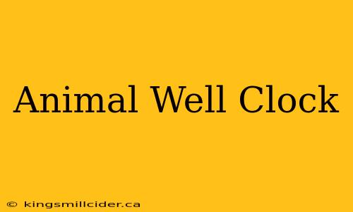 Animal Well Clock