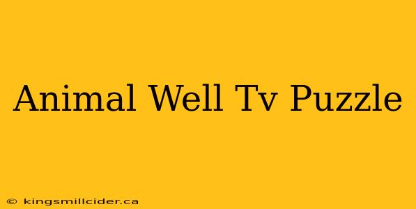 Animal Well Tv Puzzle