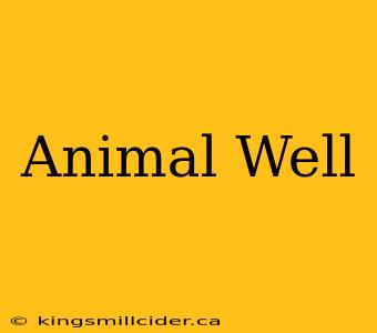 Animal Well