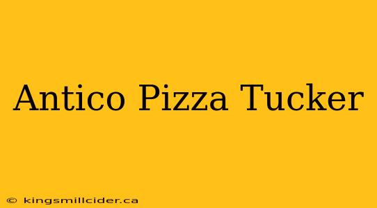 Antico Pizza Tucker