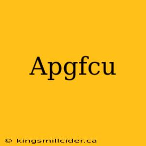 Apgfcu