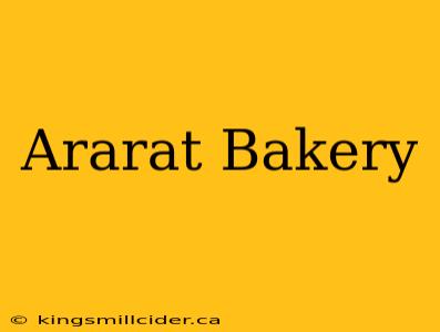 Ararat Bakery