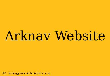 Arknav Website