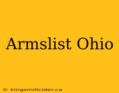 Armslist Ohio