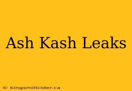 Ash Kash Leaks