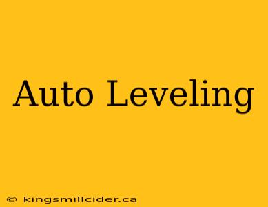 Auto Leveling