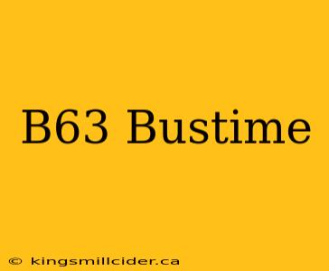 B63 Bustime