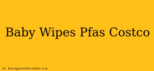 Baby Wipes Pfas Costco