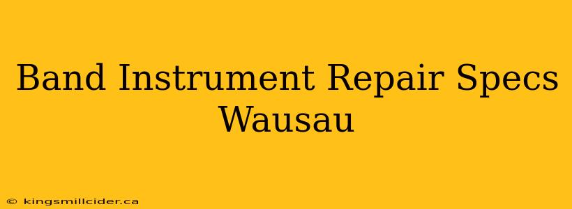 Band Instrument Repair Specs Wausau