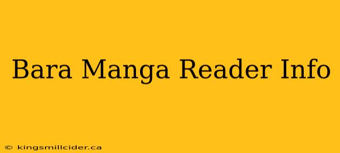 Bara Manga Reader Info