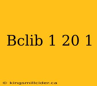 Bclib 1 20 1