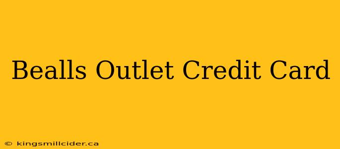 Bealls Outlet Credit Card