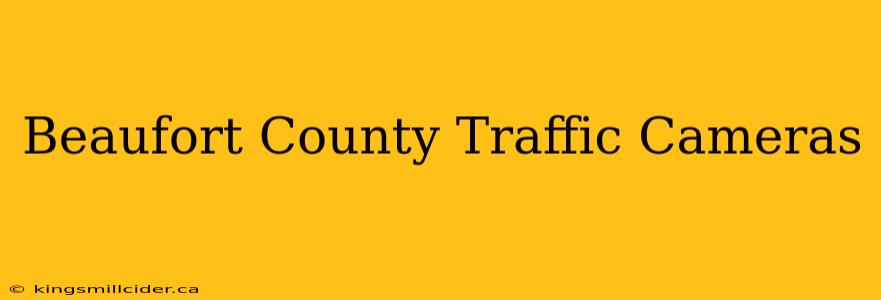 Beaufort County Traffic Cameras