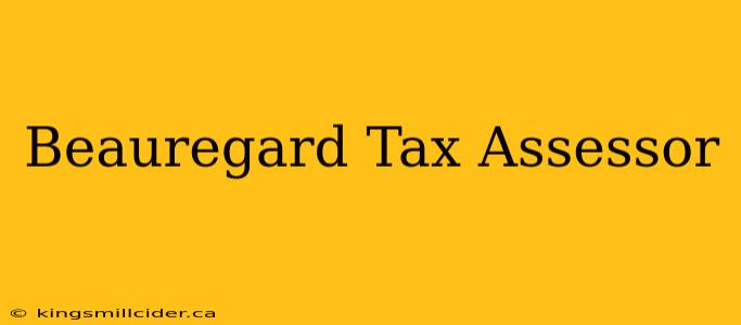 Beauregard Tax Assessor