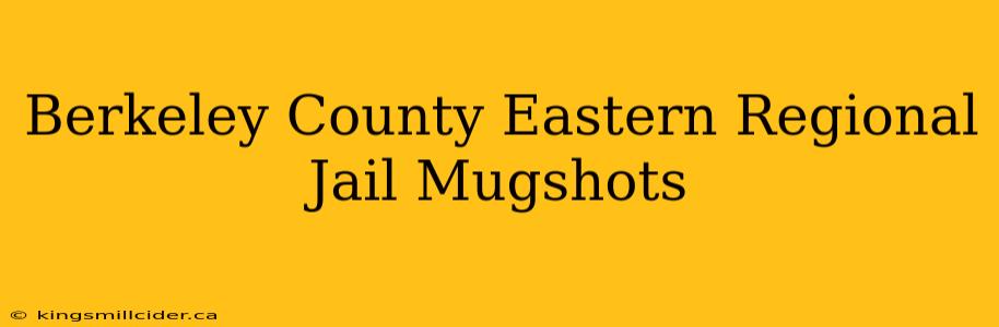 Berkeley County Eastern Regional Jail Mugshots