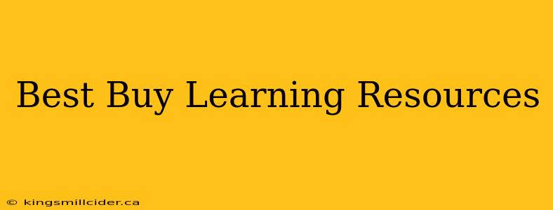 Best Buy Learning Resources