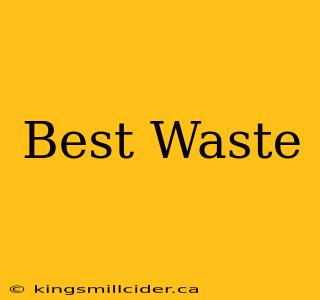 Best Waste