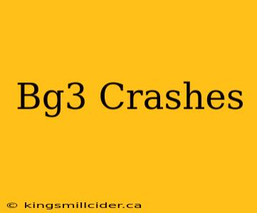 Bg3 Crashes