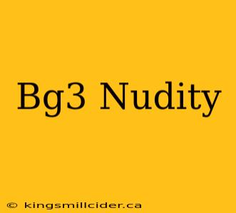 Bg3 Nudity