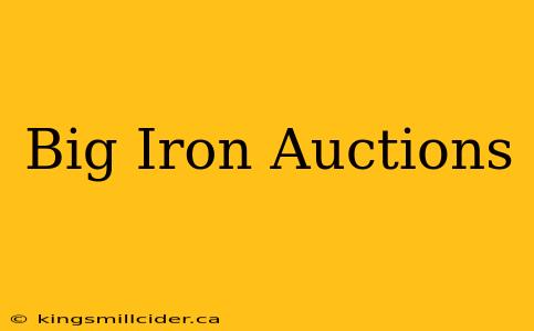 Big Iron Auctions