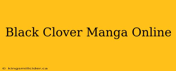 Black Clover Manga Online