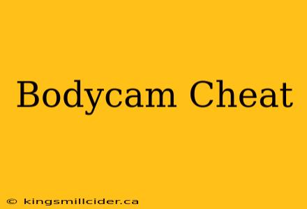 Bodycam Cheat