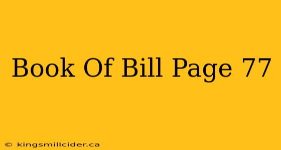 Book Of Bill Page 77