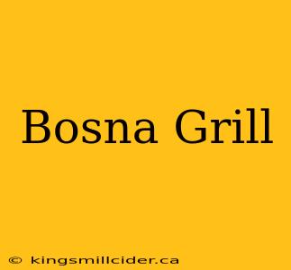 Bosna Grill