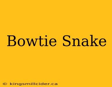 Bowtie Snake