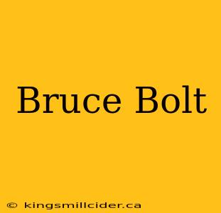 Bruce Bolt