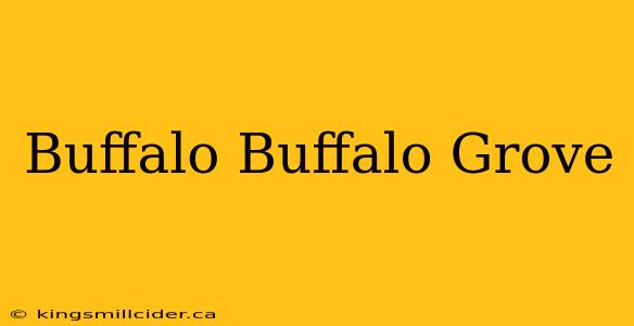 Buffalo Buffalo Grove