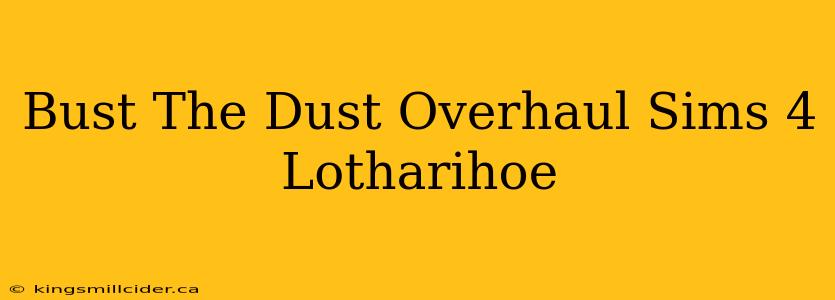 Bust The Dust Overhaul Sims 4 Lotharihoe