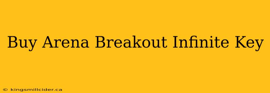 Buy Arena Breakout Infinite Key