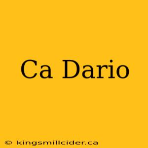 Ca Dario