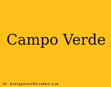 Campo Verde