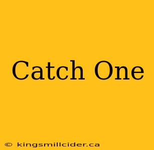 Catch One