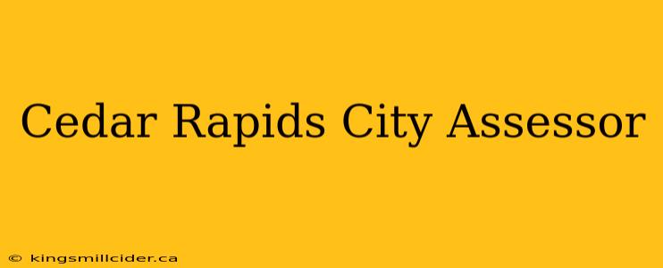 Cedar Rapids City Assessor