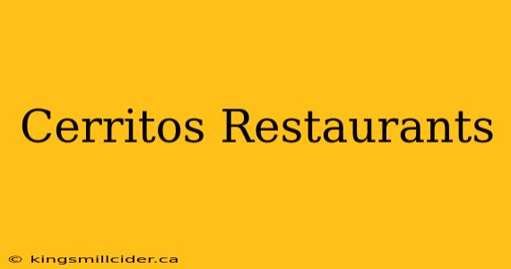 Cerritos Restaurants