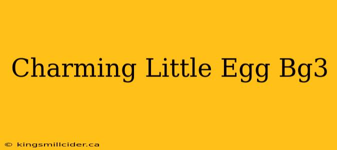 Charming Little Egg Bg3