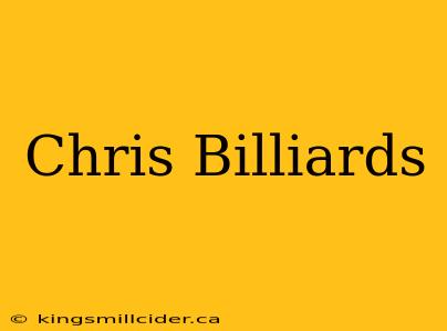 Chris Billiards