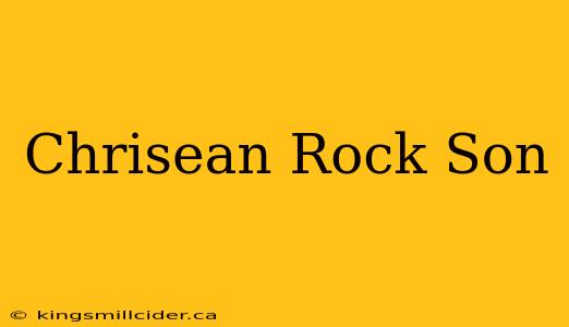 Chrisean Rock Son